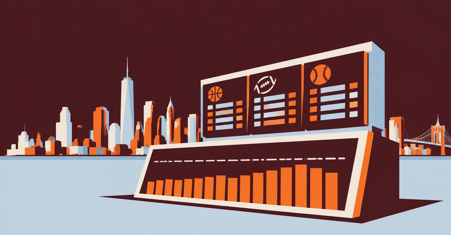 New York Sportsbook Handle Falls 15.3% in August