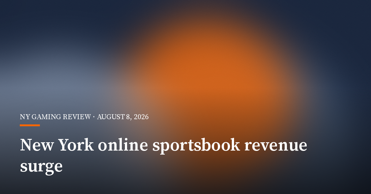 New York Online Sportsbook Revenue Jumps to $46.5 Million